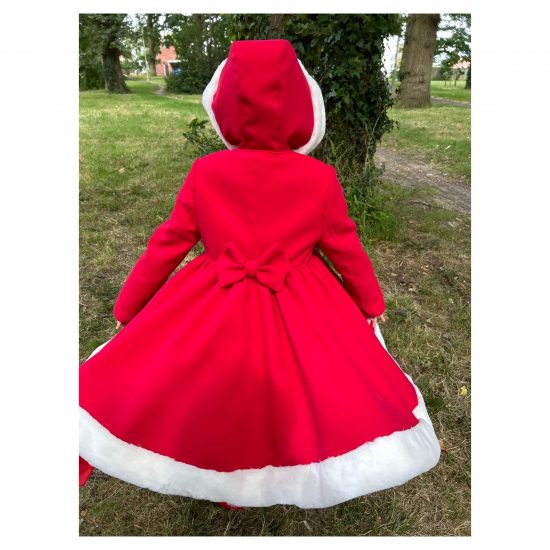 RB Red Santa Hood Winter Coat - Image 3