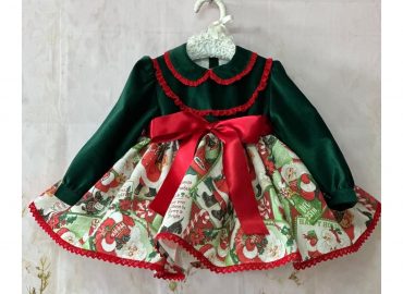 RB Green Santa Christmas Print