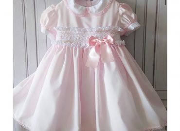 New RB Pink Smocked Dress GEVE25-6