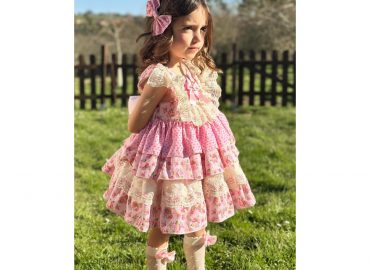 Sonata Floral Ruffle Dress VE25-17