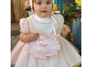 Sonata Pink Bib Dress VE25-06