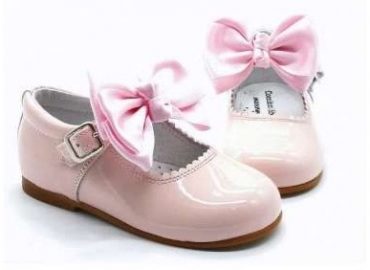 Coco Boxi Leather Bow Shoes