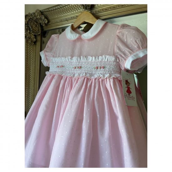 RB Pink Summer Smocked Dress - Image 2