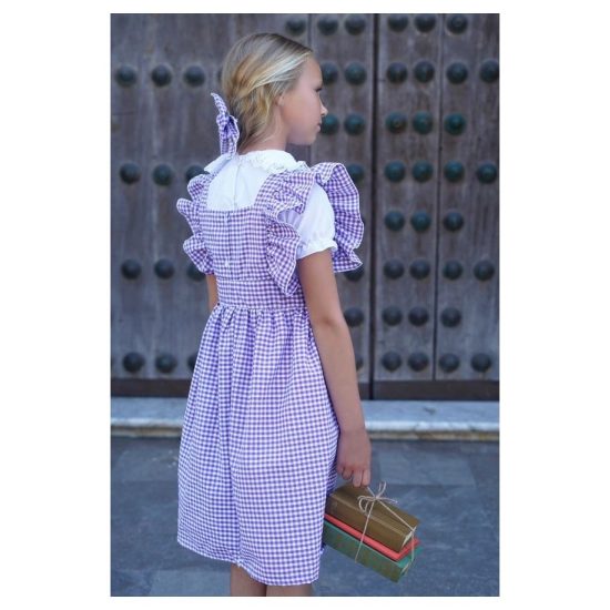 Ela Gingham School Maria Pinny - Image 2